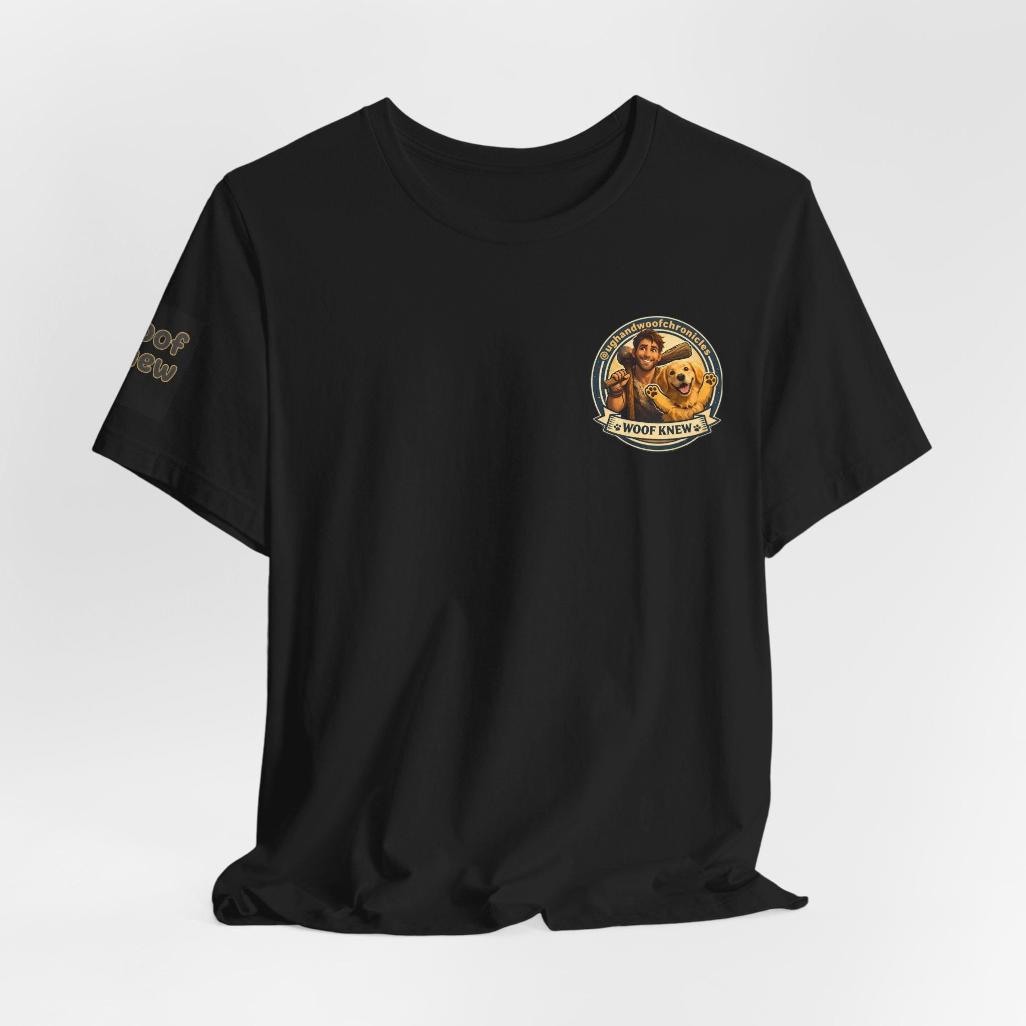Ugh & Woof Chronicles Graphic Tee — 'Modern World, Ancient Mind' Dog Lover T‑Shirt