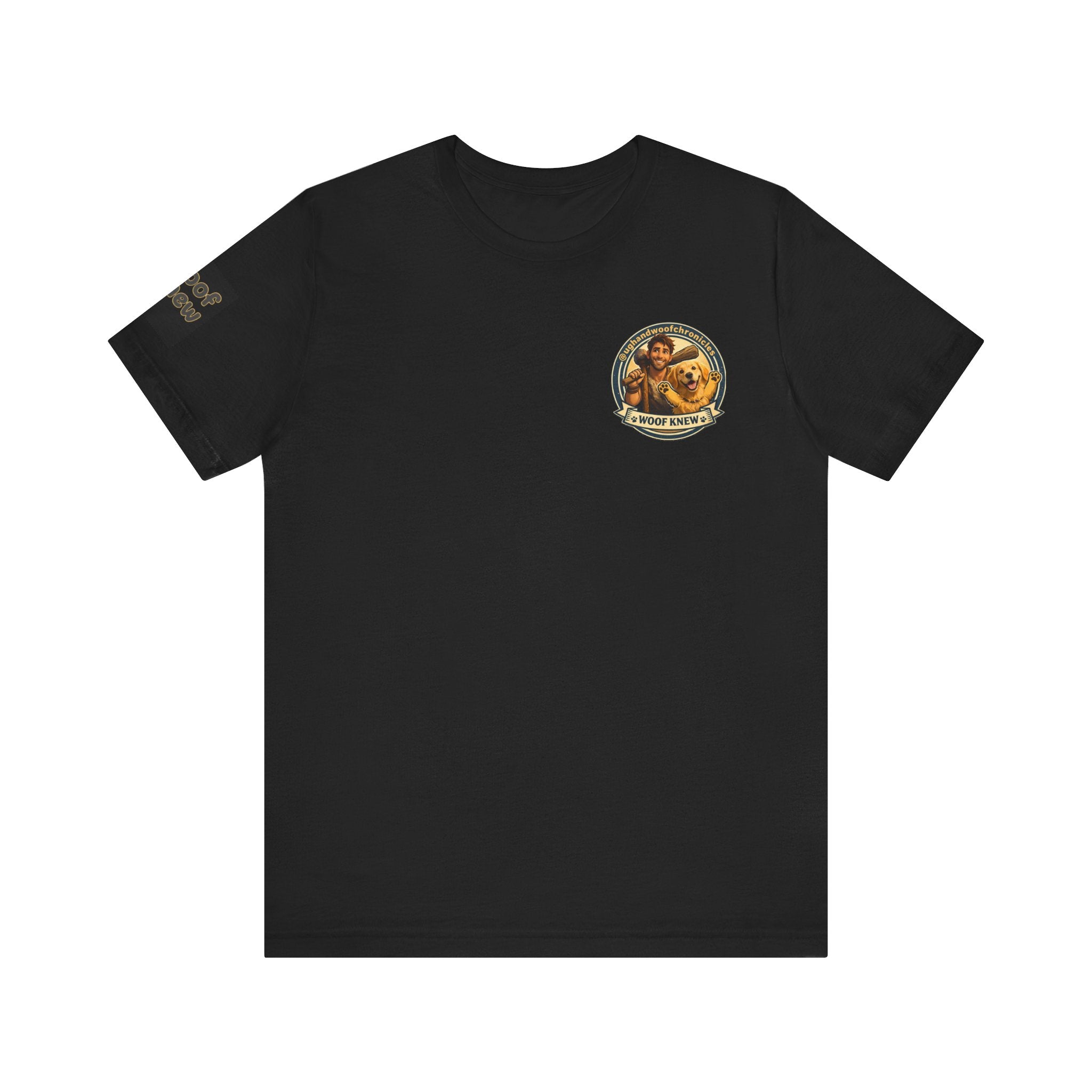 Ugh & Woof Chronicles Graphic Tee — 'Modern World, Ancient Mind' Dog Lover T‑Shirt