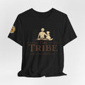 Ugg & Woof Chronicles “The Tribe” T-Shirt – Caveman & Dog Adventure Shirt – Modern World Ancient Mind Graphic Tee