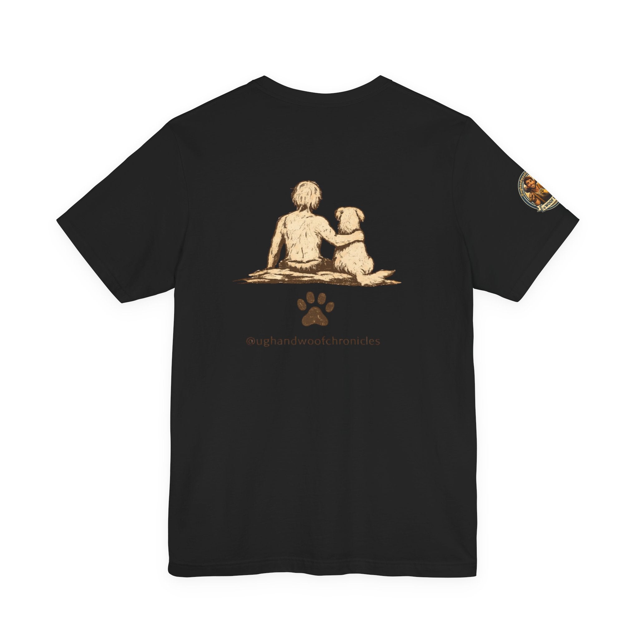 Ugg & Woof Chronicles Woof Knew T Shirt Modern World Ancient Mind Caveman Dog Shirt Funny Dog Lover Shirt