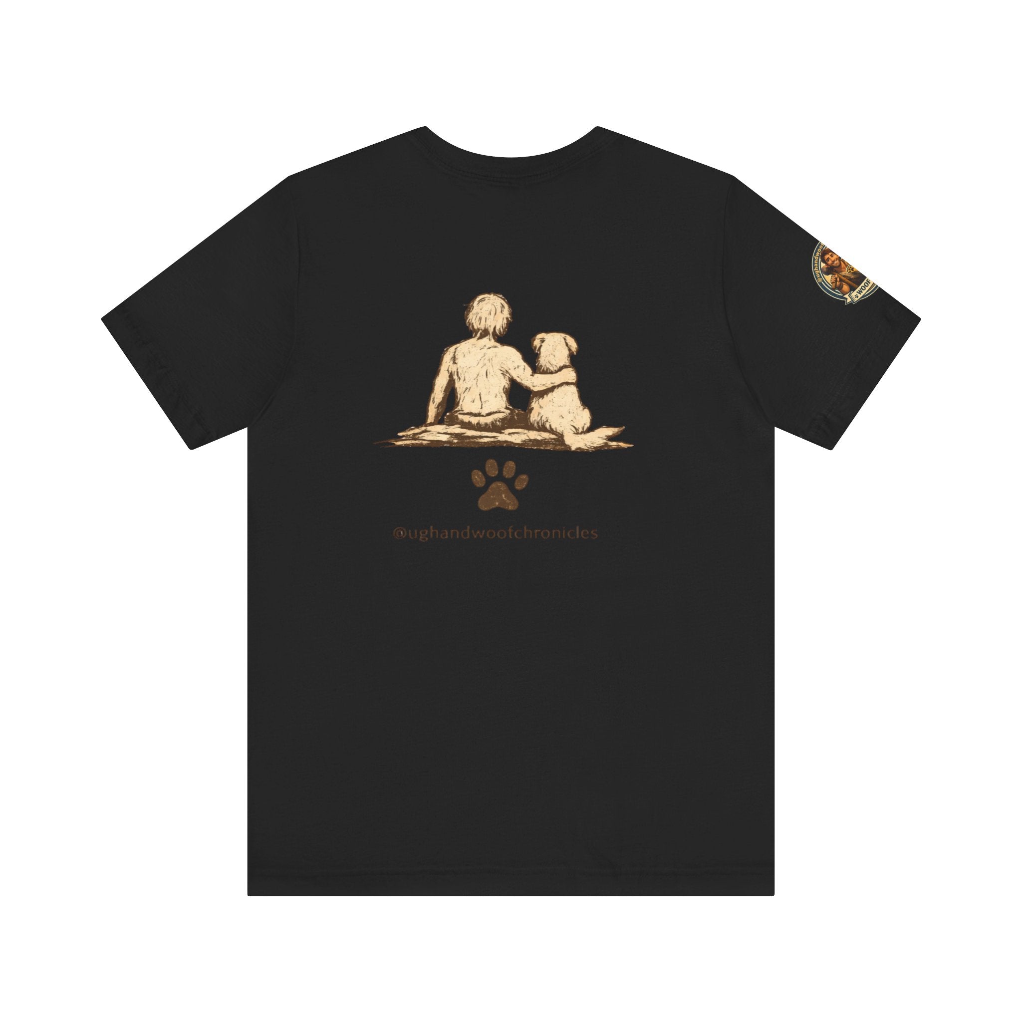 Ugg & Woof Chronicles Woof Knew T Shirt Modern World Ancient Mind Caveman Dog Shirt Funny Dog Lover Shirt