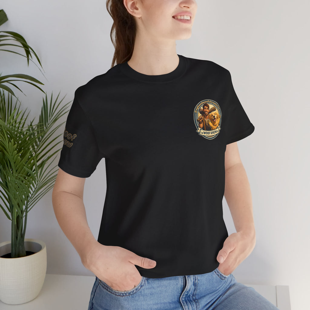 Ugh & Woof Chronicles Graphic Tee — 'Modern World, Ancient Mind' Dog Lover T‑Shirt