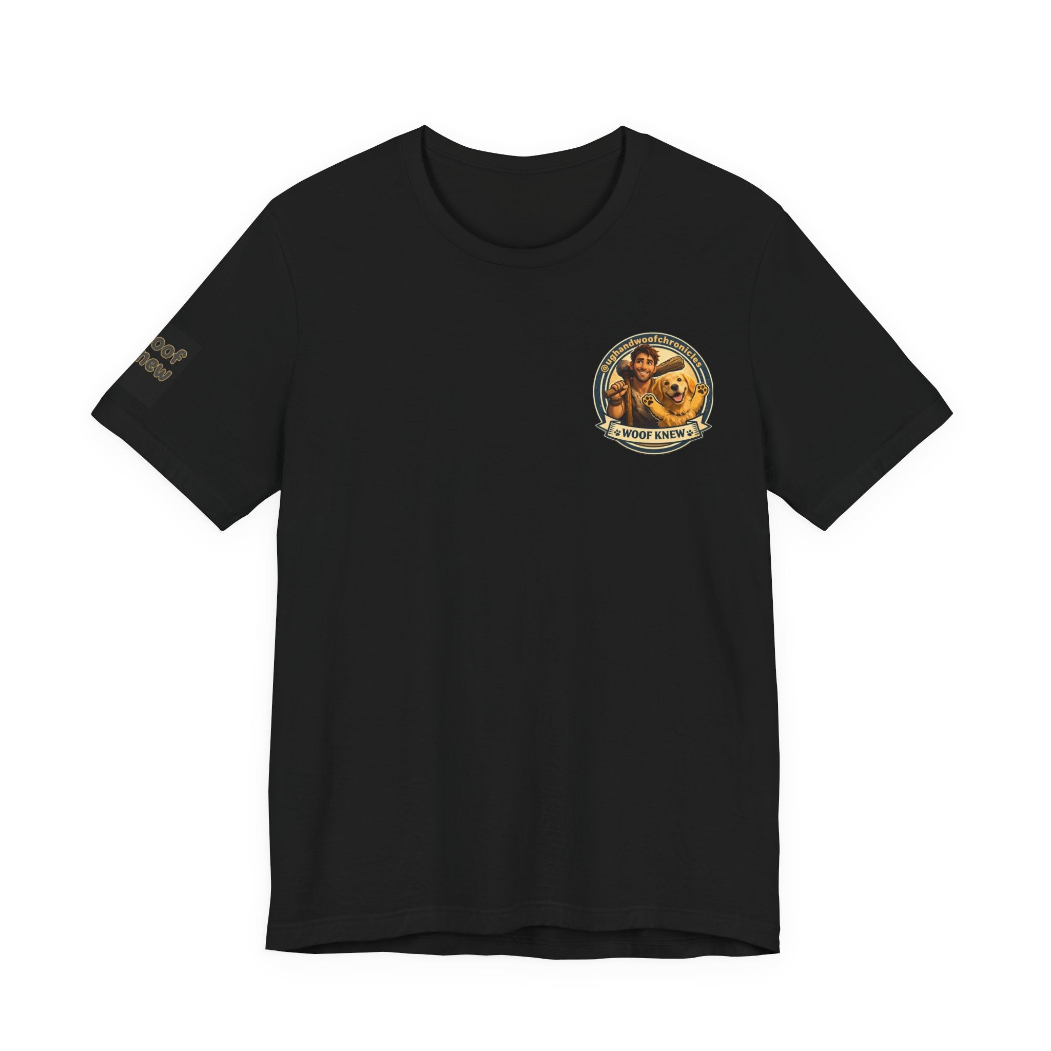 Ugh & Woof Chronicles Graphic Tee — 'Modern World, Ancient Mind' Dog Lover T‑Shirt